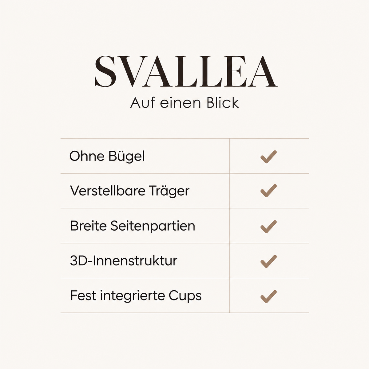 SVALLEA Komfort-BH
